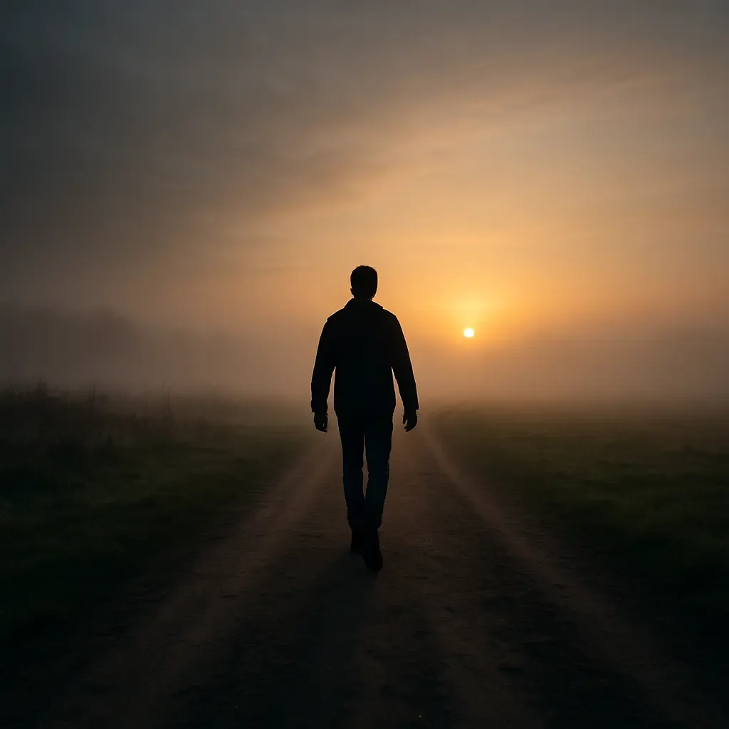 Sunrise Path - Moving from dark to light - Why I Wrote Unstuck